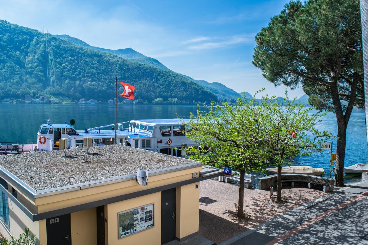 Al Battello Bed & Breakfast Morcote Exterior foto